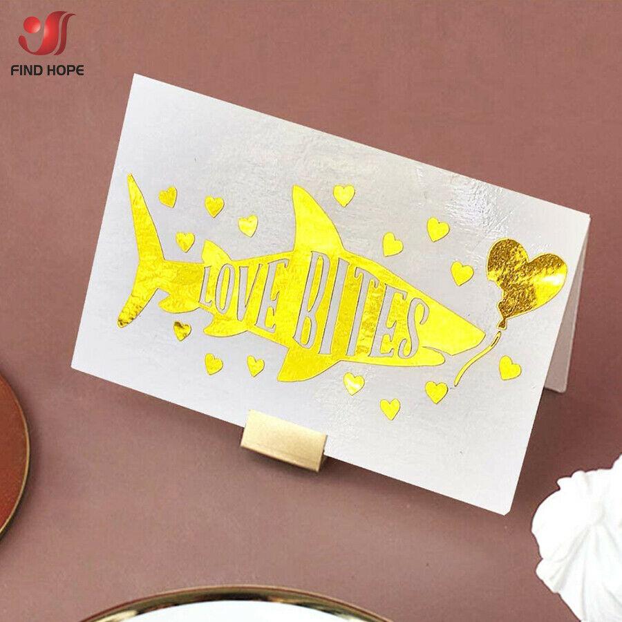 30x100cm 3pcs/pack Glassy Metal Adhesive Vinyl Making Patterns for Cup Window Porcelains Decals Decor and DIY Cards for Cut