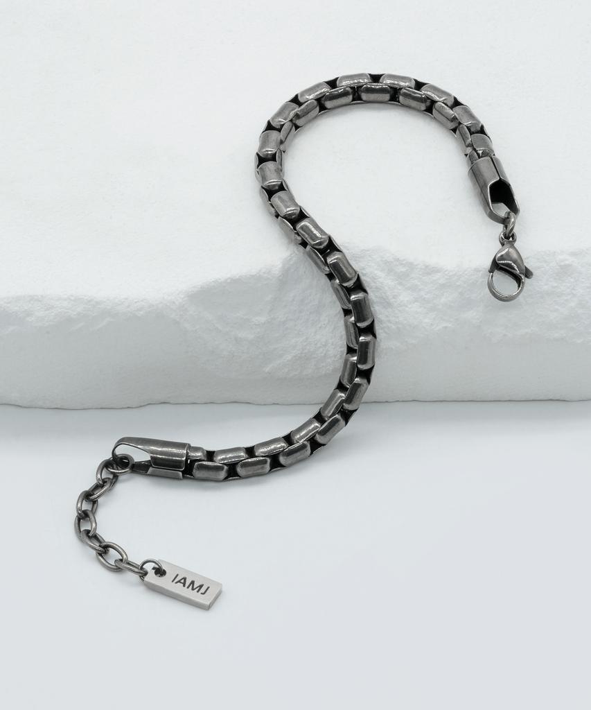 Iamj Brick Box Chain Bracelet