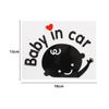 New Laser Waterproof 3D Cartoon Auto Decal Window Car Stickers Auto-styling Windshield Baby In Car