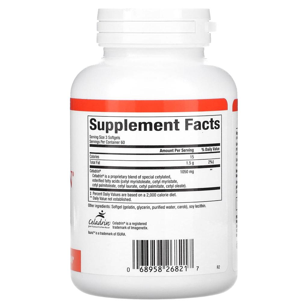 Celadrin, Joint Health, 180 Softgels (350Mg Per Softgel)