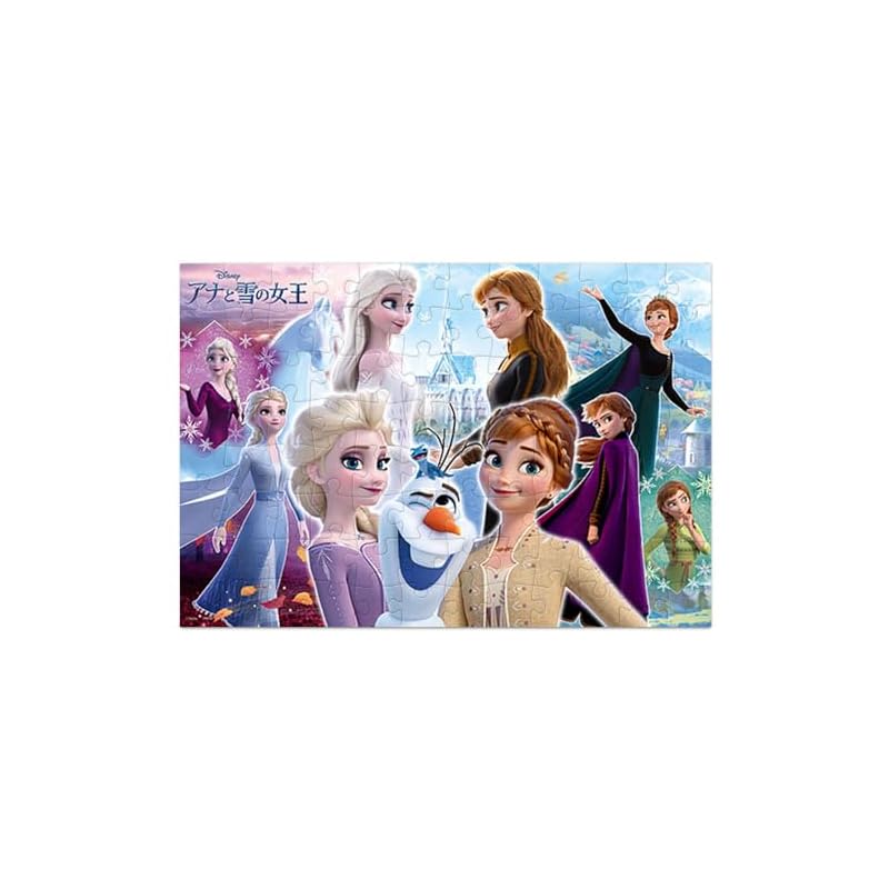 Tenyo [Made in Japan] Children's Jigsaw Puzzle Disney Frozen: The Bond Between Sisters 96 Pieces (26x38cm) Children's Puzzle DK-96-374 Antibacterial