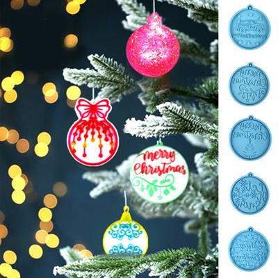 Kochen klare Textur Weihnachtsschablone Langlebige Schneeflockenglocken-Silikonform