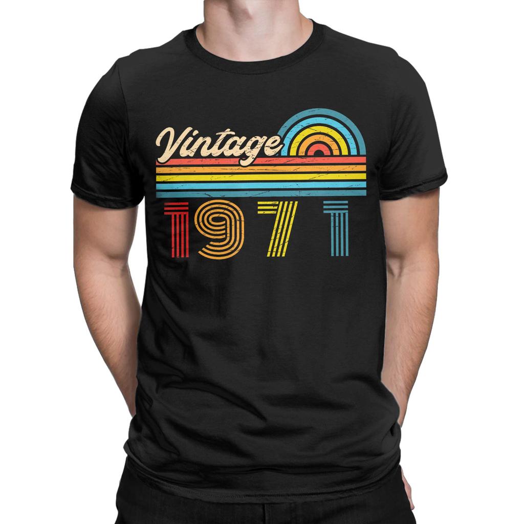 Unisex Unisex Legends 1971 T Shirts 55th Birthday Cotton Clothing Novelty Short Sleeve O Neck Tee Shirt Gift Idea TShirts