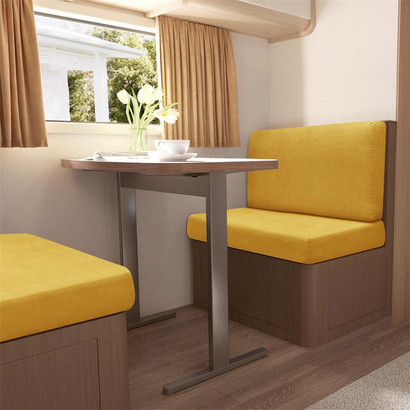 2 Stück/Set Polarfleece Wohnmobilabdeckungen Elastische Spandex Sofabezüge Dehnbare Sitzbezüge Auto Wohnmobil Wohnmobil Dinette Polster Stuhlbezüge