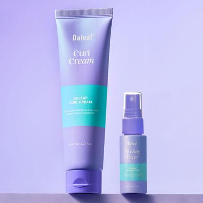 Glam Styling Hair Fixer 200ml + Curl Cream 30ml, 1 Set