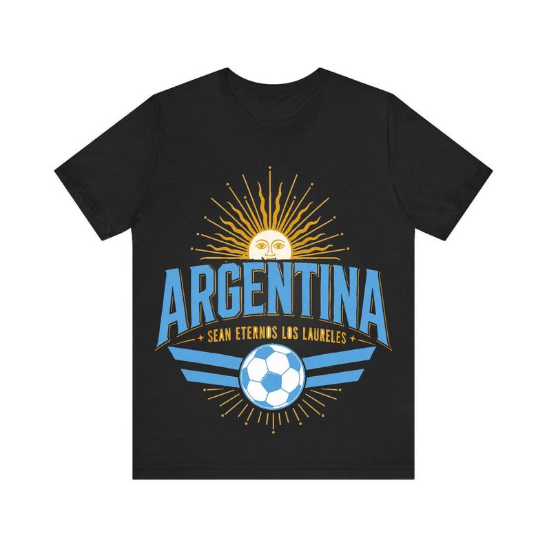 Argentina Soccer Spirit T-Shirt | Argentina Fan Tee | Sean Eternos Los Laureles Soccer Supporter Shirt 3XL