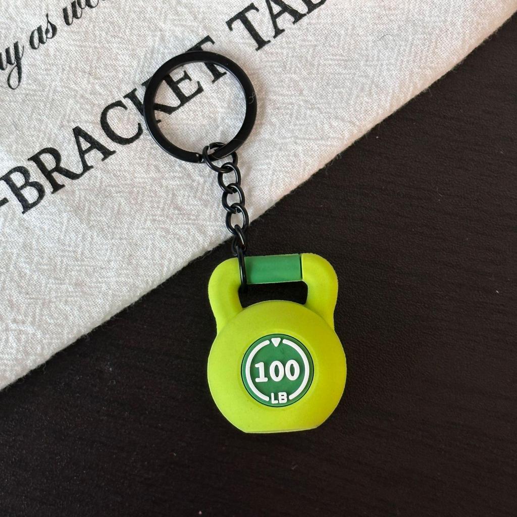 Miu Series Mini Barbell & Dumbbell Plate Keychain Bag Charm