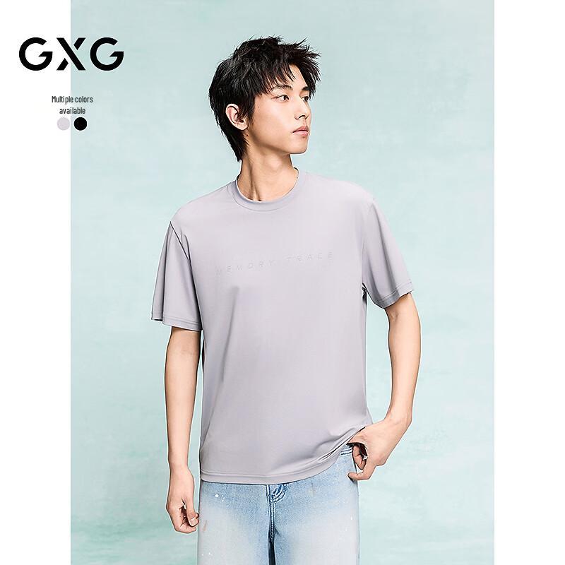 

GXG Men s Letter Print Short Sleeve Round Neck T-Shirt S