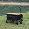 ZISIZ Compact Outdoor Camping Cart with Tabletop