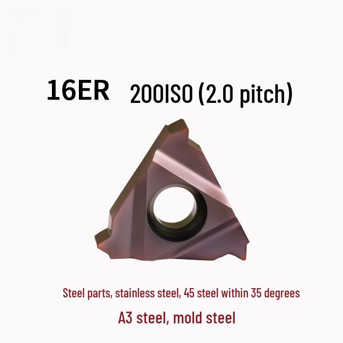 Haojiang AG60 CNC Threading Inserts Tool Holder for Internal/External Threads In Stainless Steel