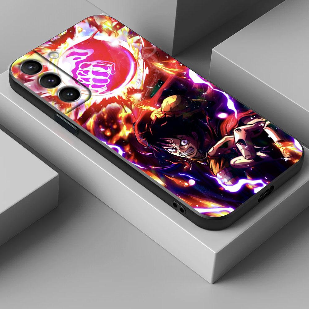 Anime O-One Piece Shanks Luffy Phone Case For Samsung Galaxy S25 S24 S23 S20 S21 FE S26 S22 Ultra 5G S26 Plus S25FE Soft Cover