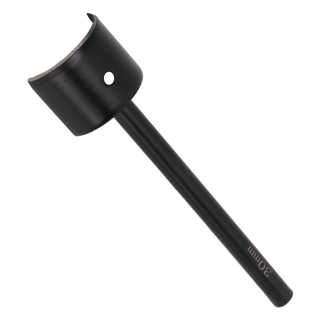 Strap End Punch Making Black Appearance Stainless Steel Incisive Blade Fast Cutting Half Round Cutter Punch