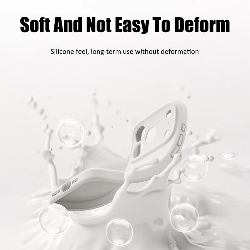 Silicone Feel Lens Protection Case For iPhone 17 14 12 11 13 15 16 Pro Max 16 15 14 Plus 16 E Air Shockproof Cover Accessories