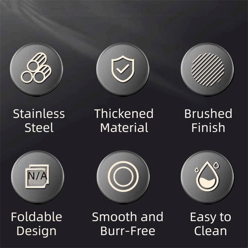 Thickened Stainless Steel Steaming Grid Round Folding Steamed Egg Rack  Steaming Eggs