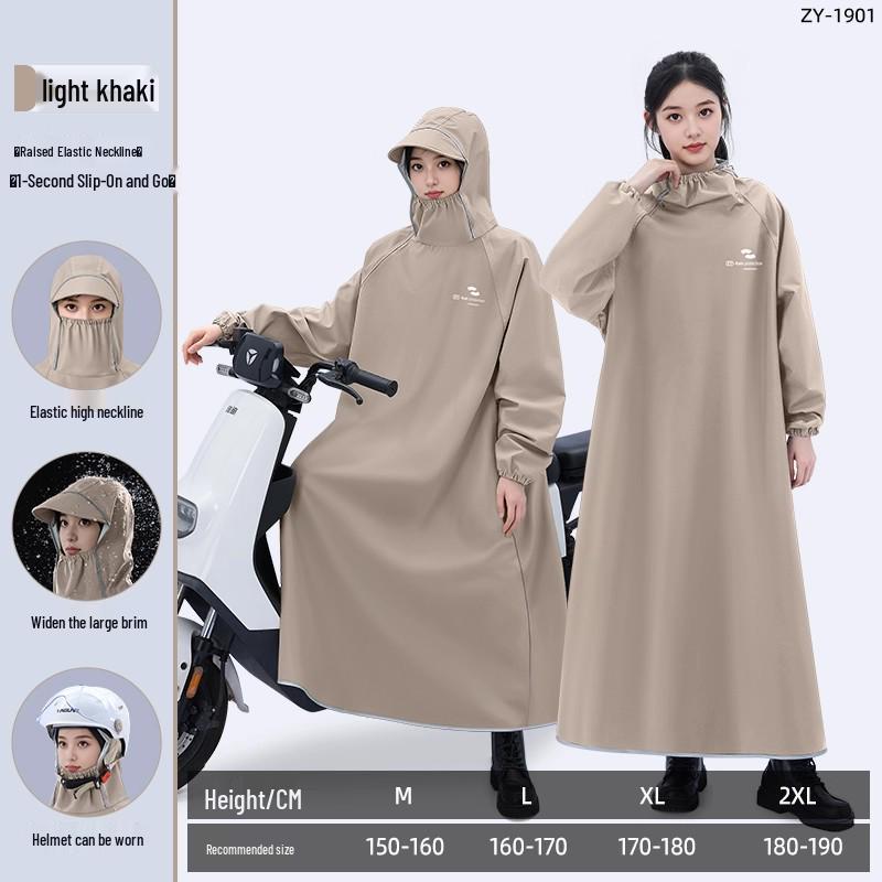 

XL Водонепроницаемое пончо для электросамоката - Толстое, на все тело, непромокаемое для мужчин и женщин XXL