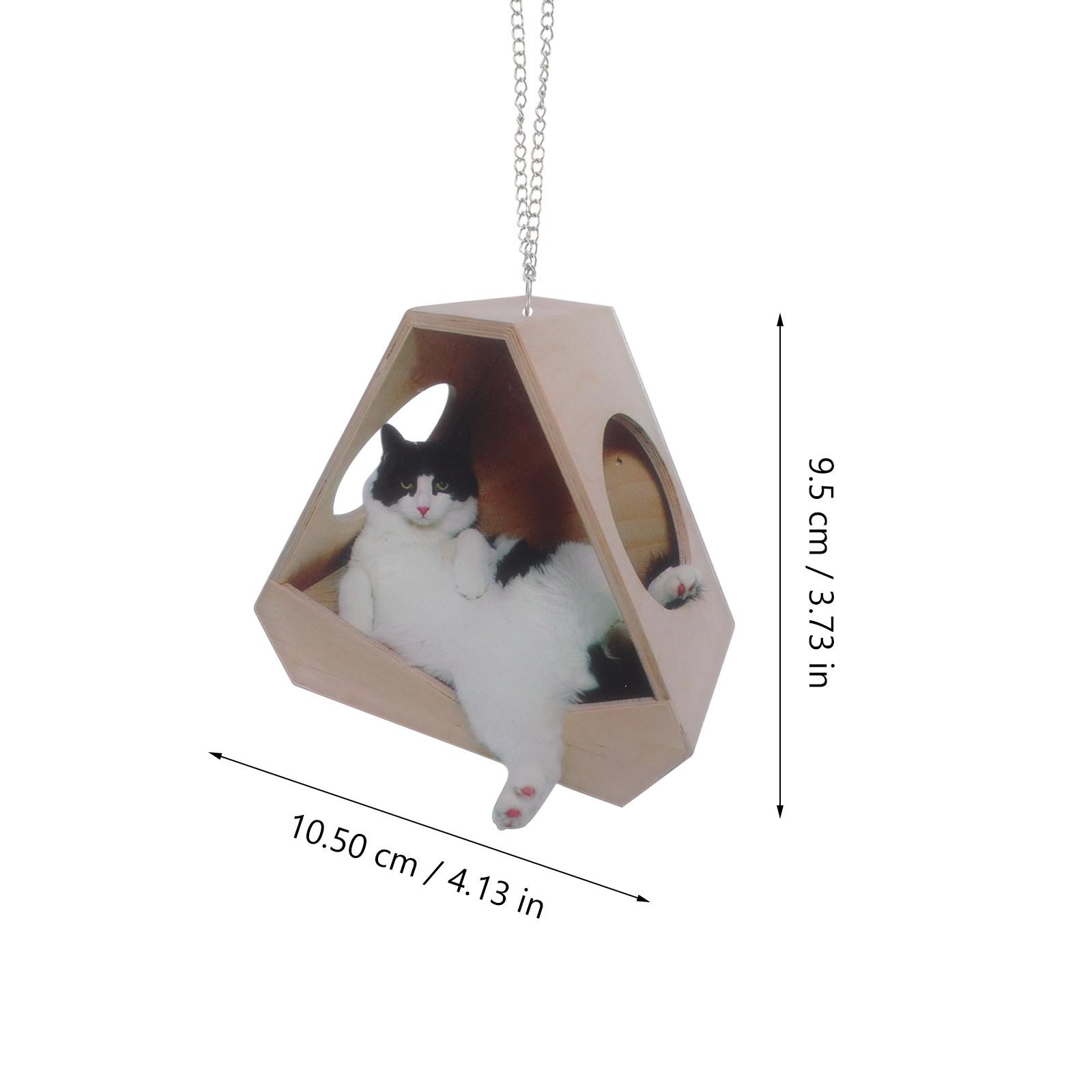 

Mini Cat Figures Pendant Acrylic Home Decor Hanging Craft for Bedroom Car Drawing Room Wall Decoration Simulation Kitten