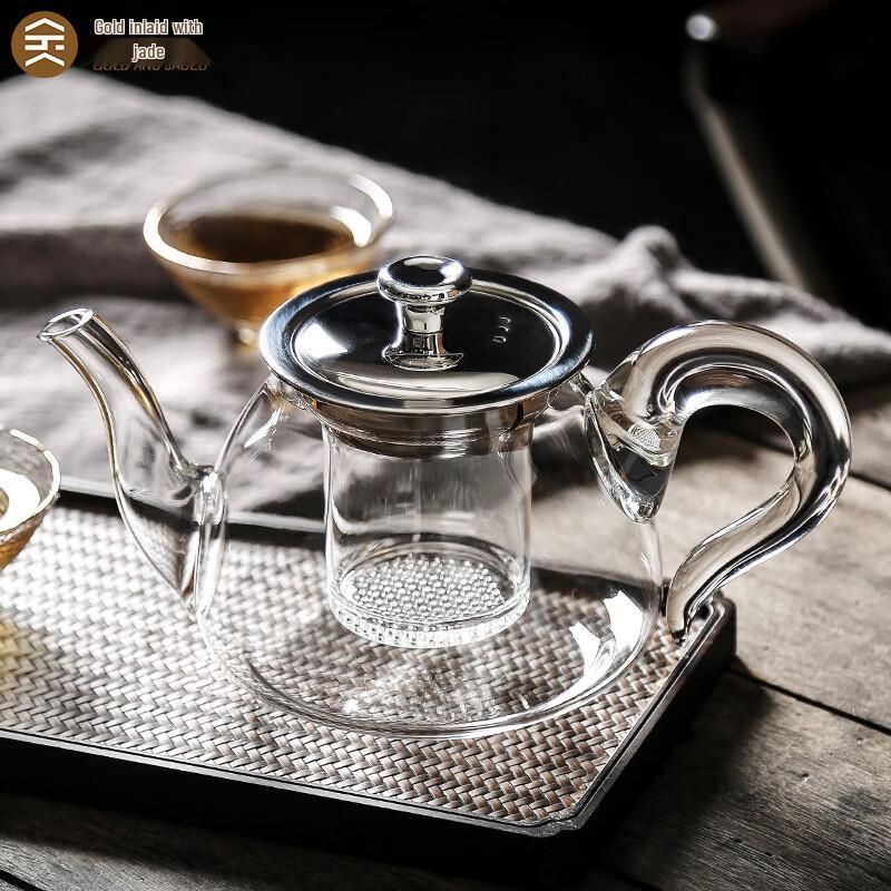 Yu Run Heat-Resistant Glass Teapot with Filter