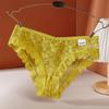Women Lace Underwear Breathable Briefs Seamless Sexy Hollow Mesh Triangle Panties