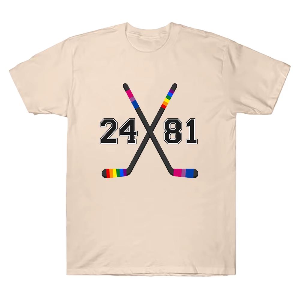 

Heated Rivalry Cotton High Quality T Shirts Heated Rivalry Pride Hockey Logo Tees Women Men Fashion Versatile Sportswear Clot... S разноцветный
