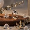 Funny Retro Mouse Ring Silver Animal Ring Fashion Adjustable Ring  Party