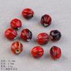 Ceramic Loose Beads Chinese Red Beads Handmade DIY Necklace Loose Beads Accessories