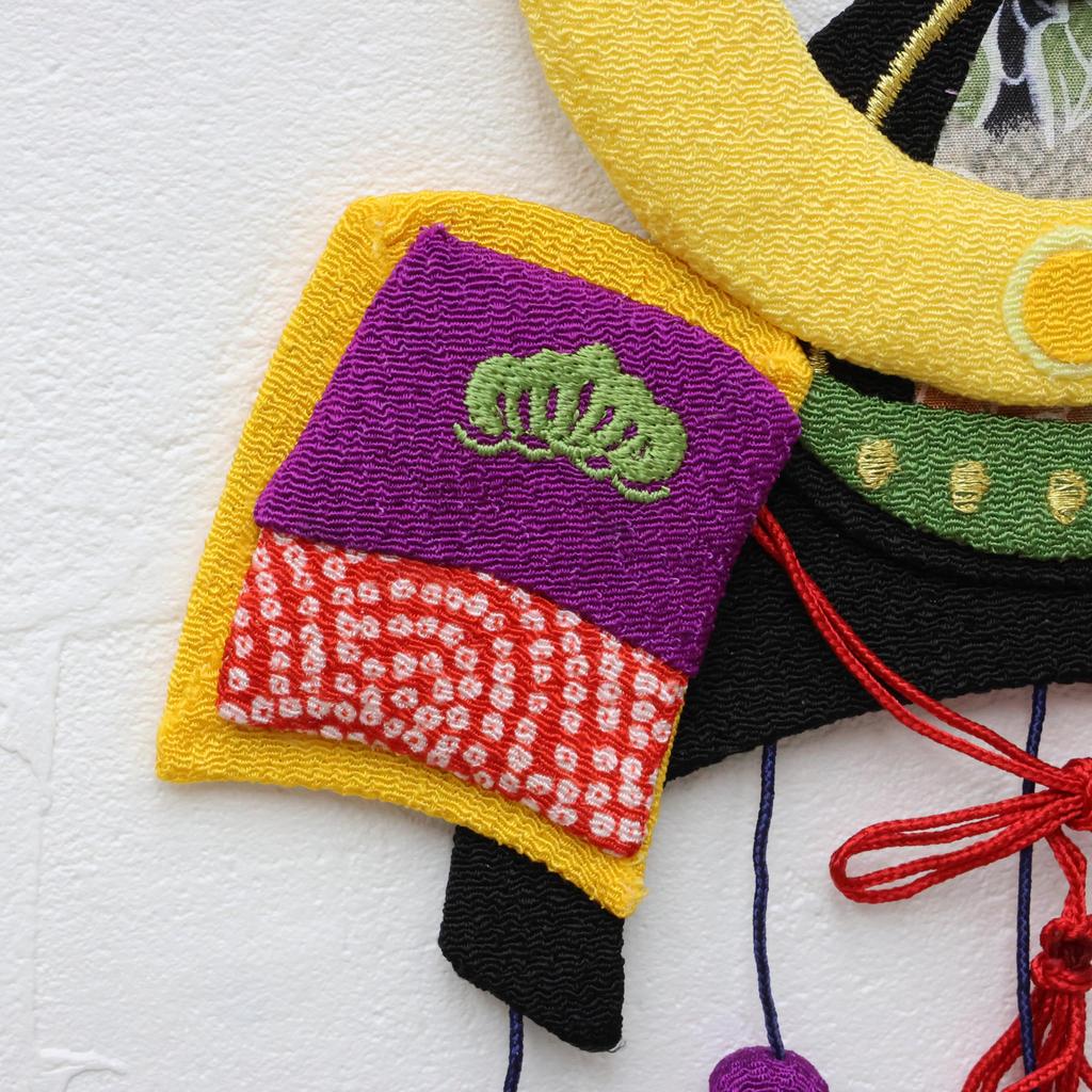 Chirimen Hanging 30cm Mini Carp May Festival First ed90 Decoration, Helmet, Tall, Size, Streamer, Doll, Helmet, Compact, Festival, Boys' Festival,