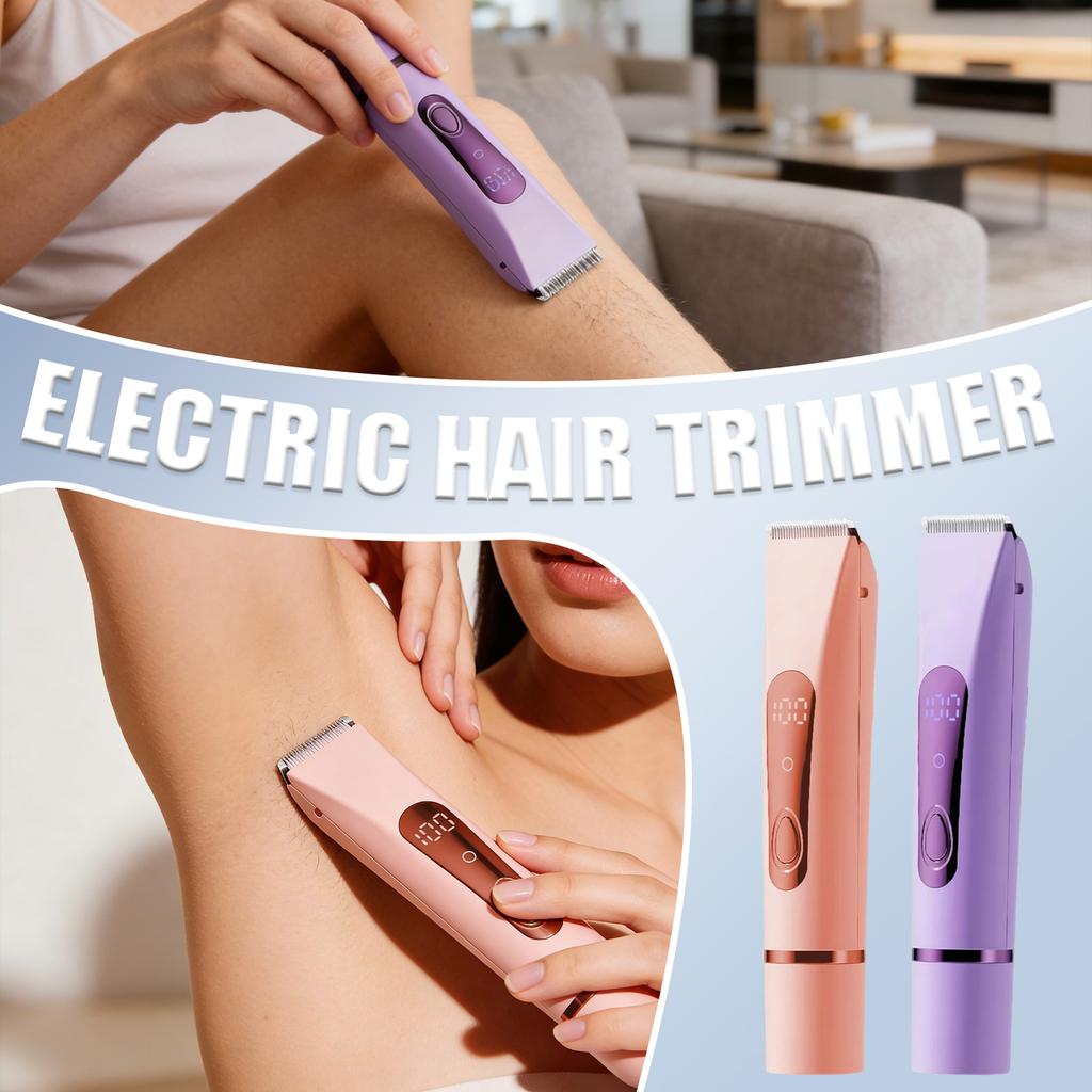 2-in-1 Bikini For Women, Update High Power Bikini Shaver, Rechargeable Cordless Electric Shaver Hair Removal With 0.5mm Ceramic For Body And Facial
