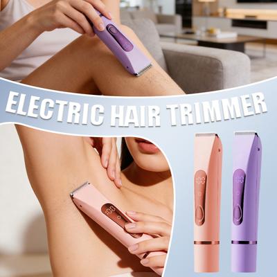 2-in-1 Bikini For Women, Update High Power Bikini Shaver, Rechargeable Cordless Electric Shaver Hair Removal With 0.5mm Ceramic For Body And Facial
