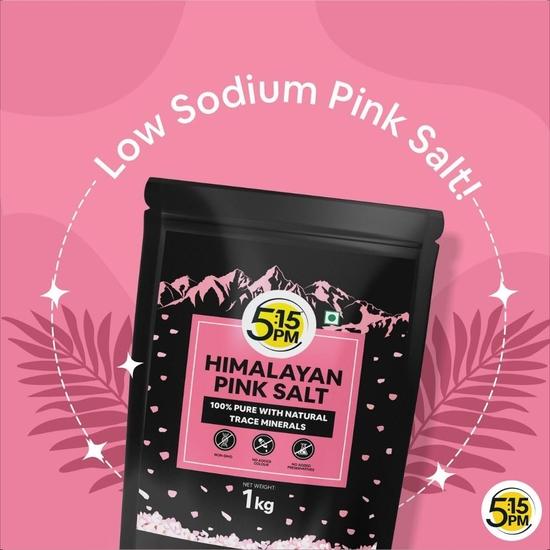 5:15PM Sel Rose de l'Himalaya 1Kg | Sel Rose 100% Pur avec Oligo-Éléments Naturels Sel Gemme de l'Himalaya de Qualité Gourmet Pour une Cuisine Saine