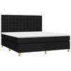 VidaXL Slat Bed Base with Mattress and LED, Upholstered Bed, Double Bed, Adult Bed for Interior Bedroom, 3135775