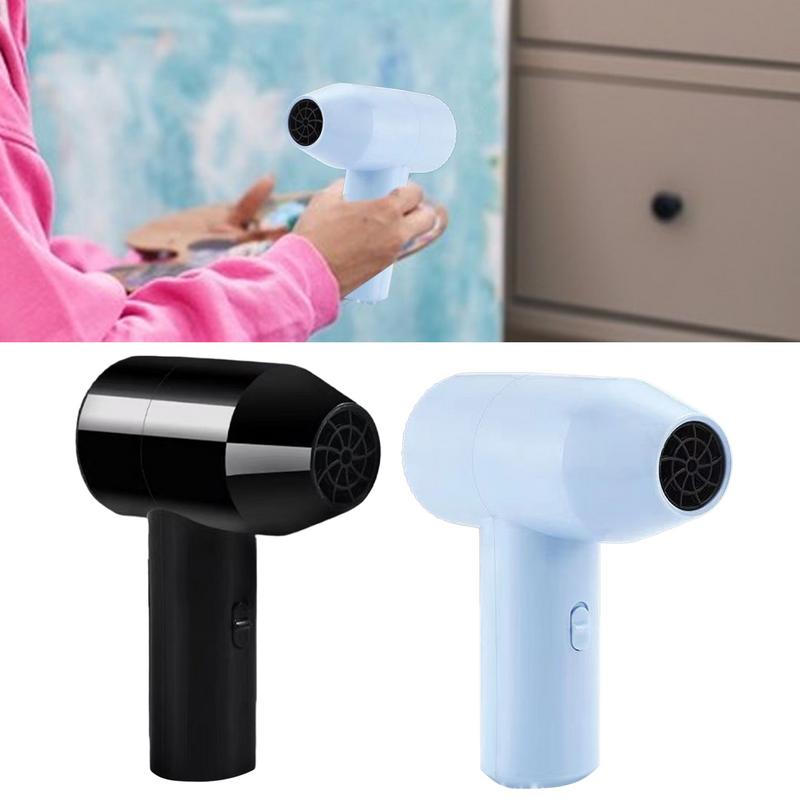Hair Dryer Cordless USB Rechargeable Portable Blow Dryer Cordless Low Noise Wireless Hair Dryer for Art Students and Artists