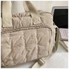 High-End Cotton Mummy Bag: Large Capacity Women's Handheld Shoulder & Crossbody Bag