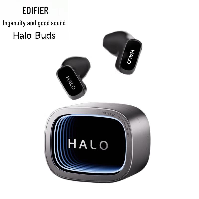 

Edifier Halo Buds AI Noise Cancelling Semi-in-ear Bluetooth Earbuds