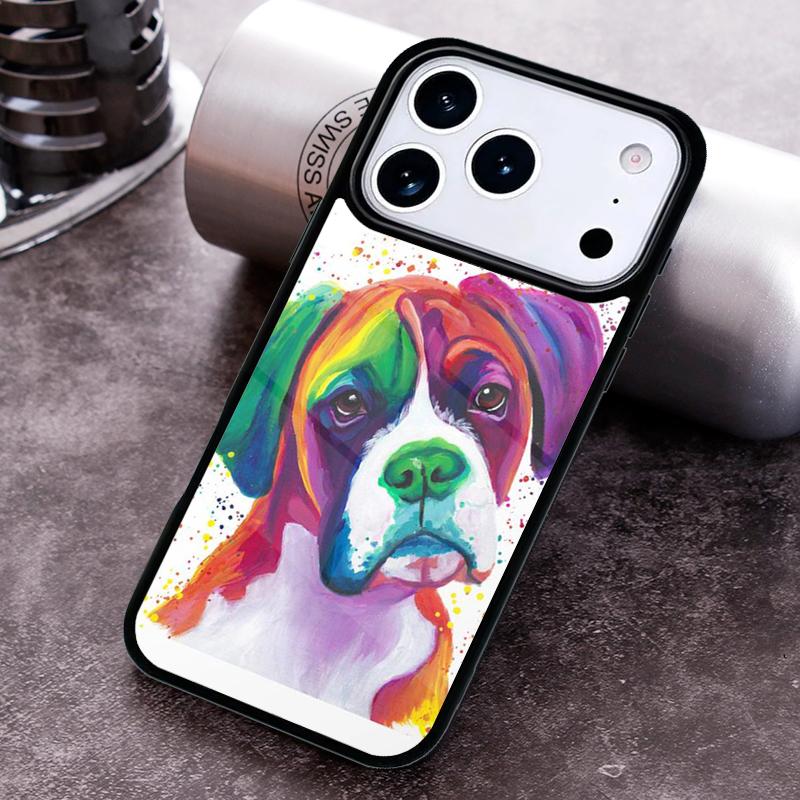 Boxer Dog Phone Case For iPhone 17 16 15 14 13 12 11 Pro Max Plus 17Air Soft Silicone Cover