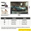 2D flat banner, 1 piece 2D polyester fiber exquisite party banner - GT40 racing theme designDJH