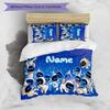 3pcs Custom Name Astro Bot Bedding Set Duvet Cover Closure Includes 1 Duvet Cover & 2 Pillowcases for All Seasons Bedroom Decor