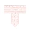Multifunctional T-Shaped With Holes Dental Ruler For Denture Drawing Symmetry Examination And Measurements