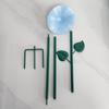 Iron Bird Feeding Dish Creative Bird Water Bowl Flower Shaped Bird Bath  Hummingbird