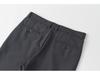 2026 Men's Elastic Ice Silk Straight-Leg Casual Pants for Spring & Autumn - Versatile, Thin, Loose Suit Pants for Middle-Aged & Young Adults.