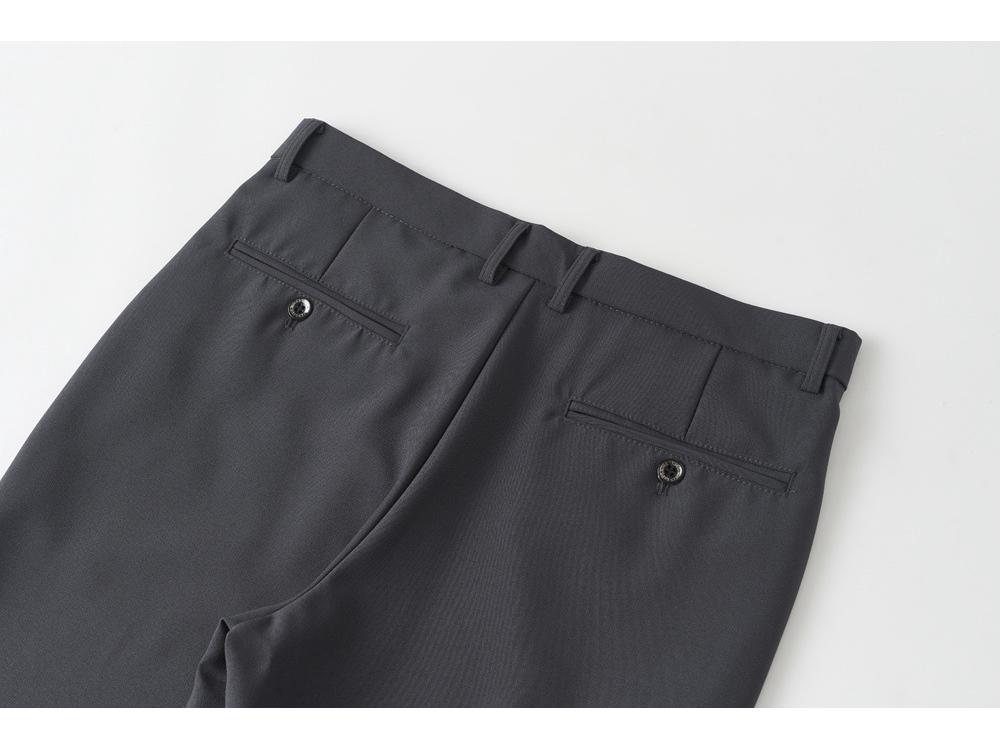 2026 Men's Elastic Ice Silk Straight-Leg Casual Pants for Spring & Autumn - Versatile, Thin, Loose Suit Pants for Middle-Aged & Young Adults.