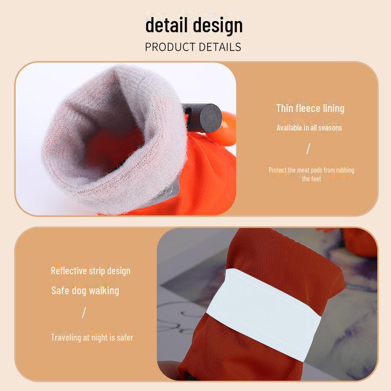 Pantofi Respirabili Antiderapanți Ajustabili pentru Câini pentru Plimbări în Aer Liber, Acoperitori de Picioare Moi pentru Animale de Companie și Cizme de Ploaie pentru Pisici
