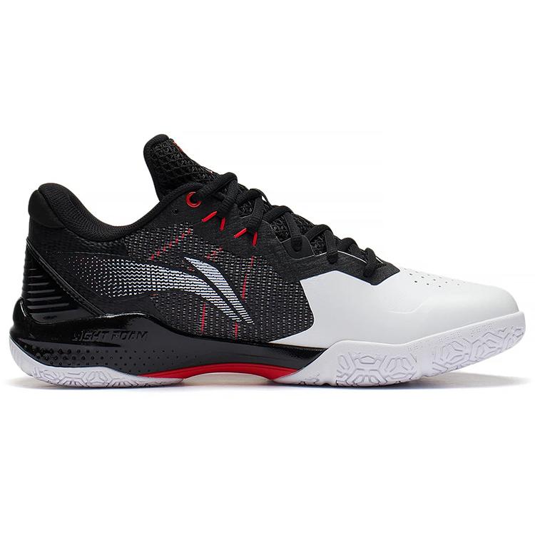 Li Ning Badminton Shoes Unisex Low top Standard White/Black AYAS018-2