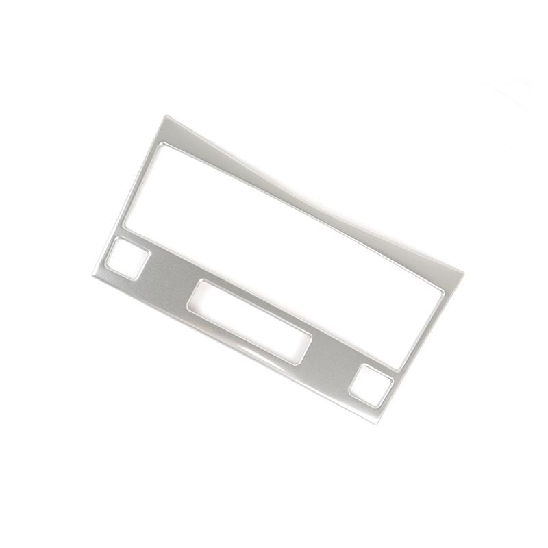 Stainless Steel Car Console CD Button Control Panel Frame Sticker For Mercedes Benz E Class W212 2010 2011 Interior Accessories