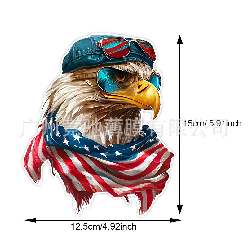 

Waterproof American Eagle Sticker for Car Bumpers & Windows - Decorative Decal