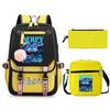Animation Cartoon Peripheral Printing Children'S Backpack Campus Large Capacity Primary And Secondary School Students Schoolbag Three-Piece Set