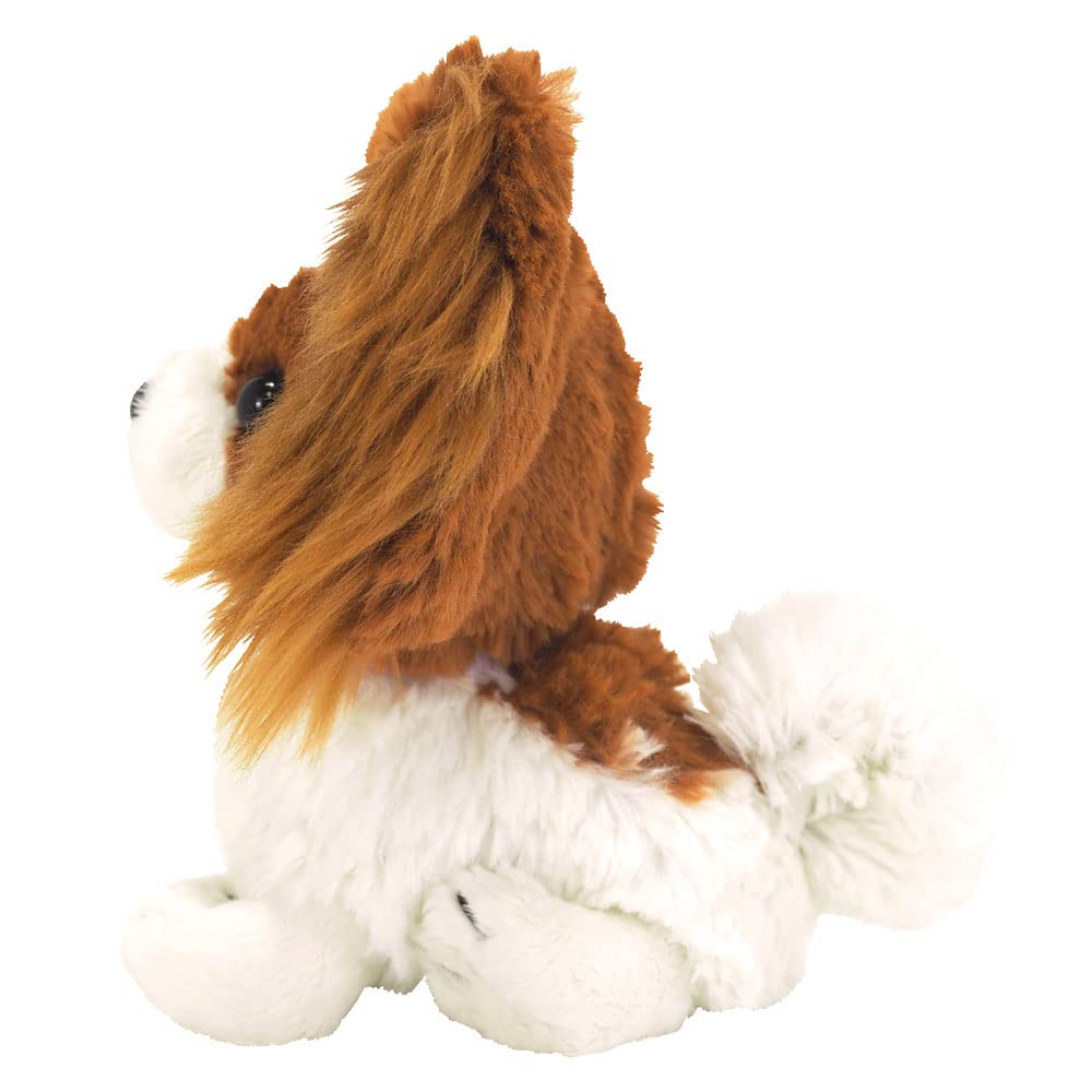 Sun Lemon Pups Papillon Brown S 15.9 X 11.3 X 7.2 Cm Stuffed Animal Dog P-1992