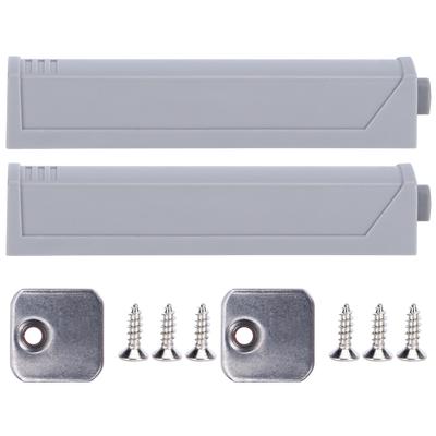 2 Set Magnetic Push Latches Drawer Damper Door Latches Push To Open System Buffer for Cabinet
