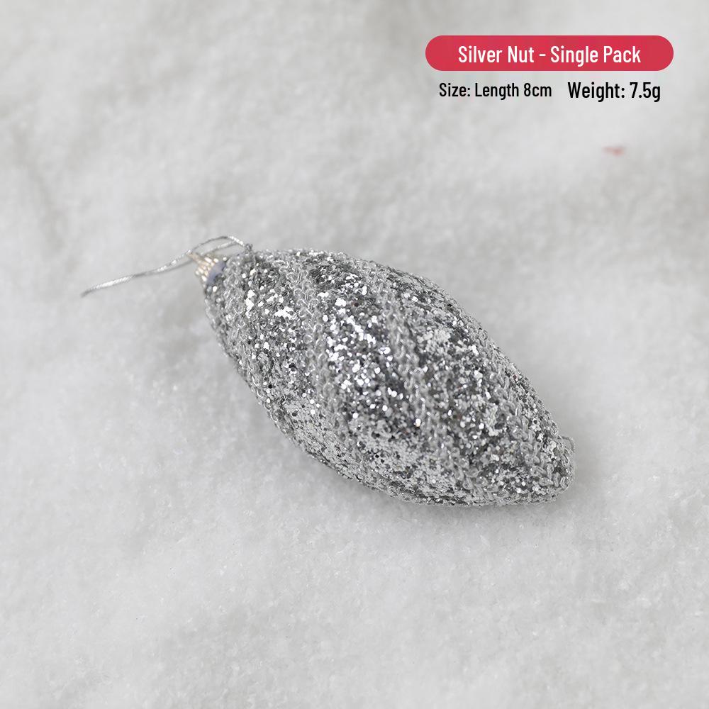 DIY Painted Foam Christmas Ornament: Snowflake & Irregular Pompon Balls