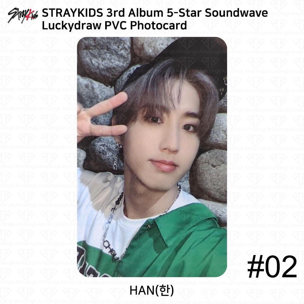 Stray Kids Al treilea mini album 5 stele Soundwave Primul Luckydraw Photocard Polaroid