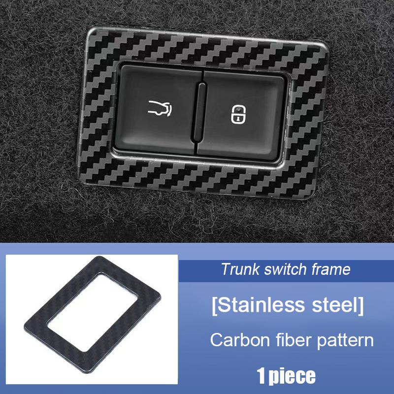 

For BYD Seal 2024 Stainless steel Tailgate switch button Trunk switch frame decorative sticker interior modification 1303